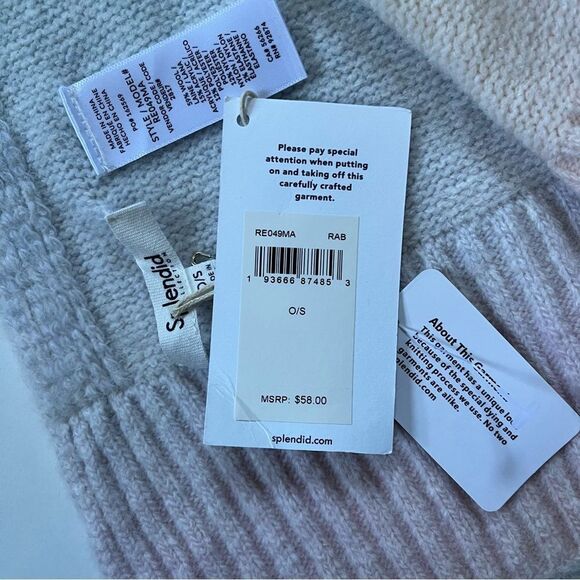 Splendid NWT Wool Blend Eloise Scarf - Picture 6 of 10